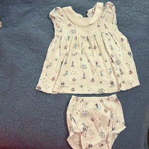 Kissy kissy nautical diaper set